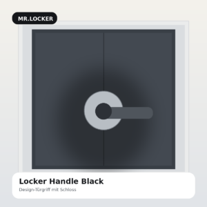 Locker Handle Black