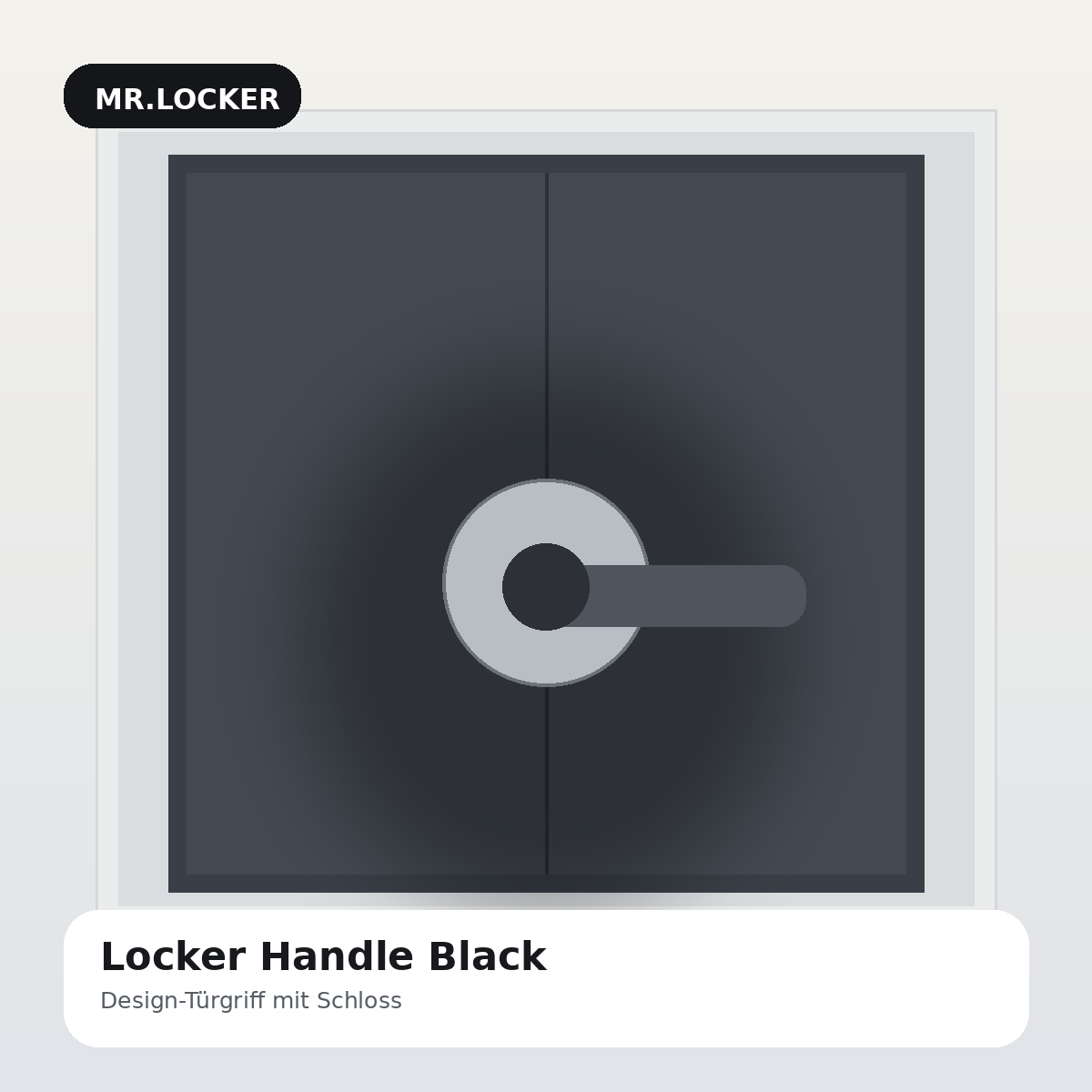 Locker Handle Black